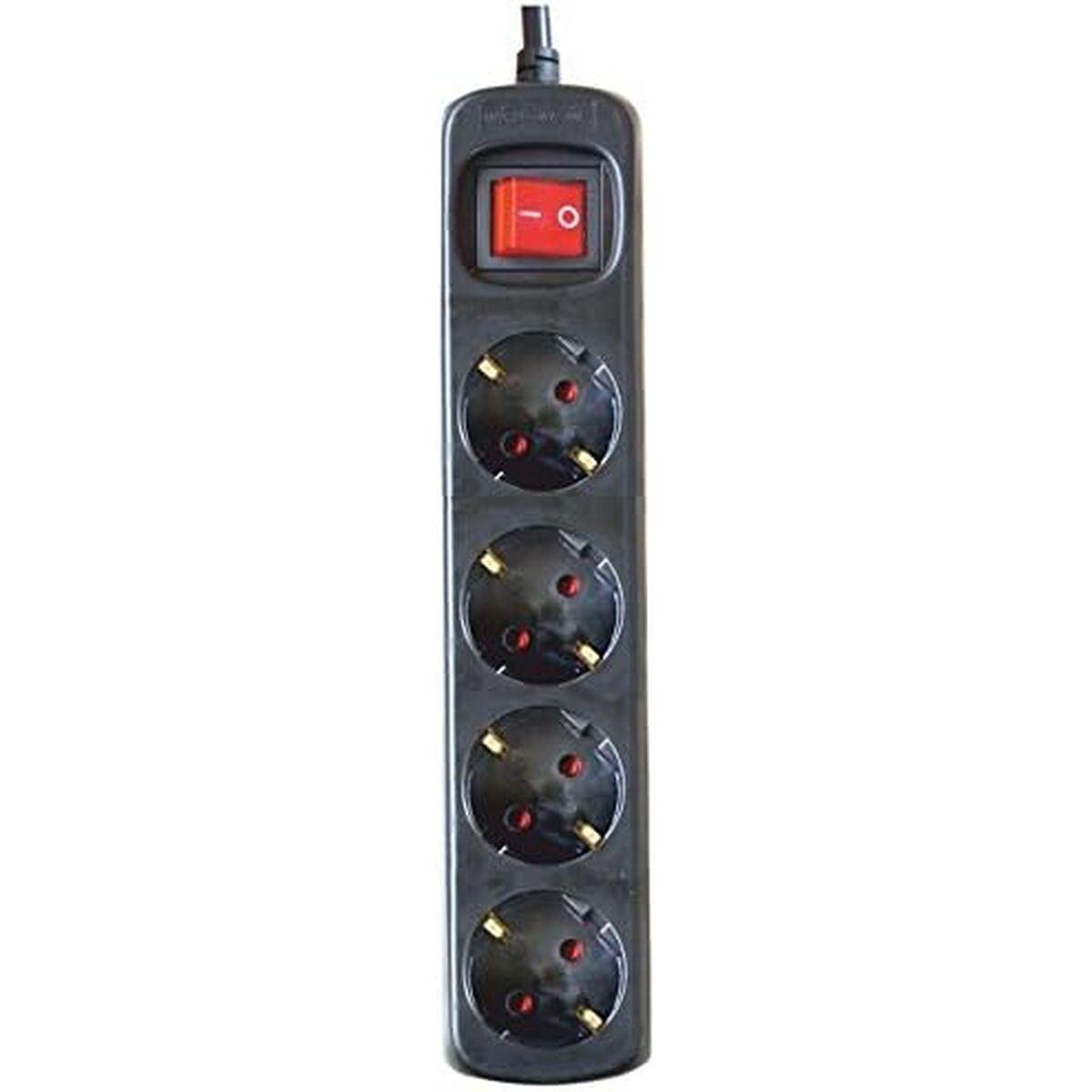Regleta Silver Electronics 9644 Negro