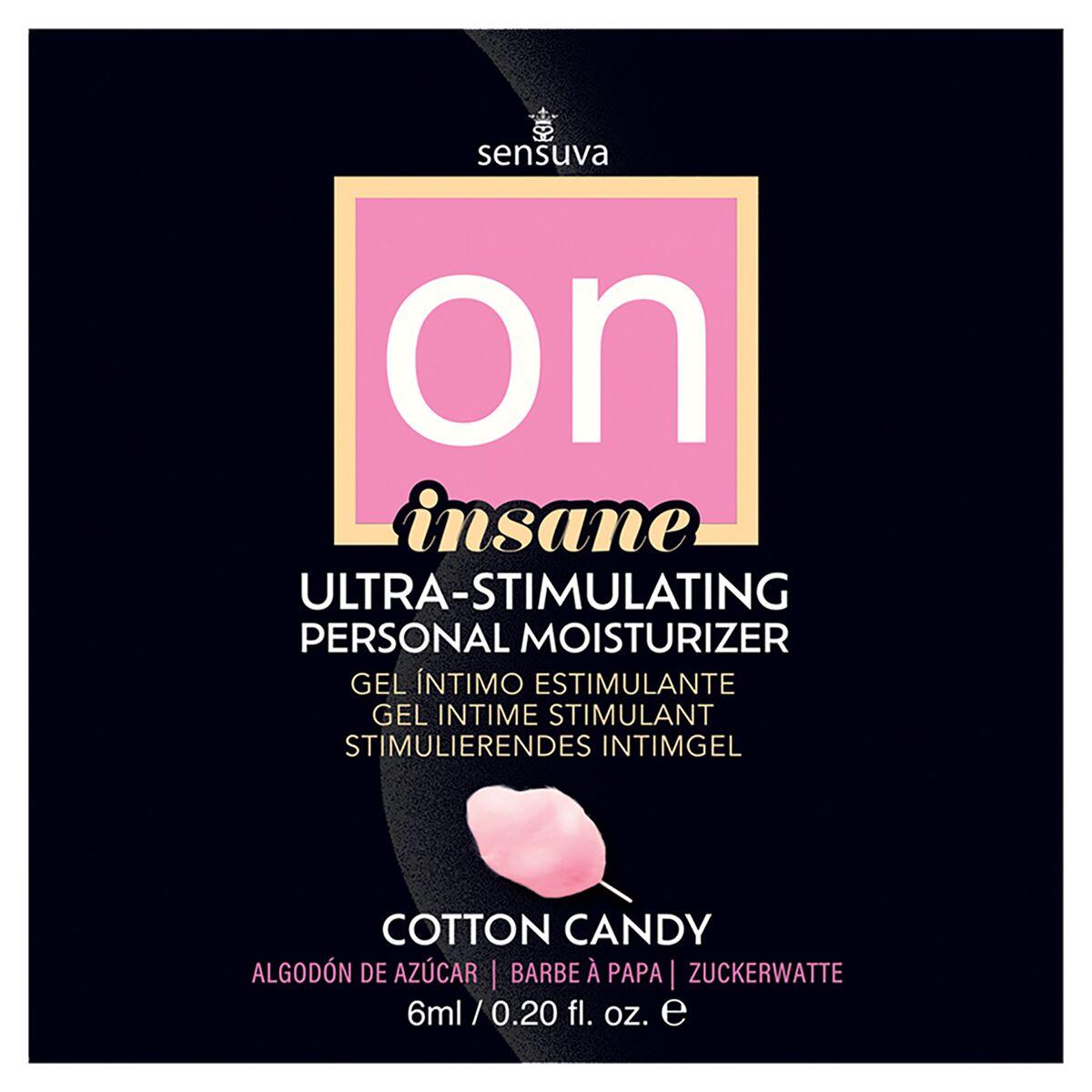 Lubricante Sensuva Algodón de Azúcar 6 ml