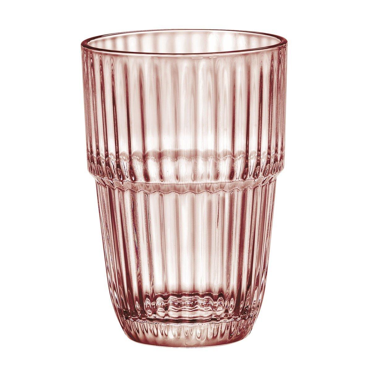 Vaso de agua Bormioli Rocco Barshine Naranja Vidrio 380 ml (6 Unidades)
