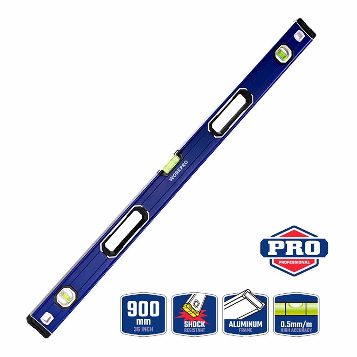 Nivel de Burbuja Workpro Aluminio 90 cm