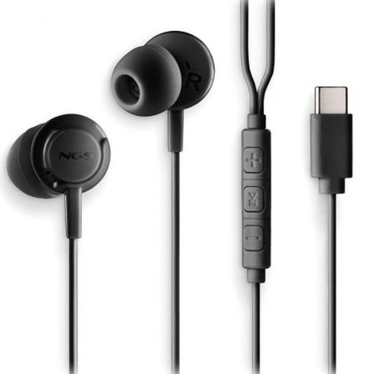 Auriculares NGS CROSSSTEPBLACK Negro