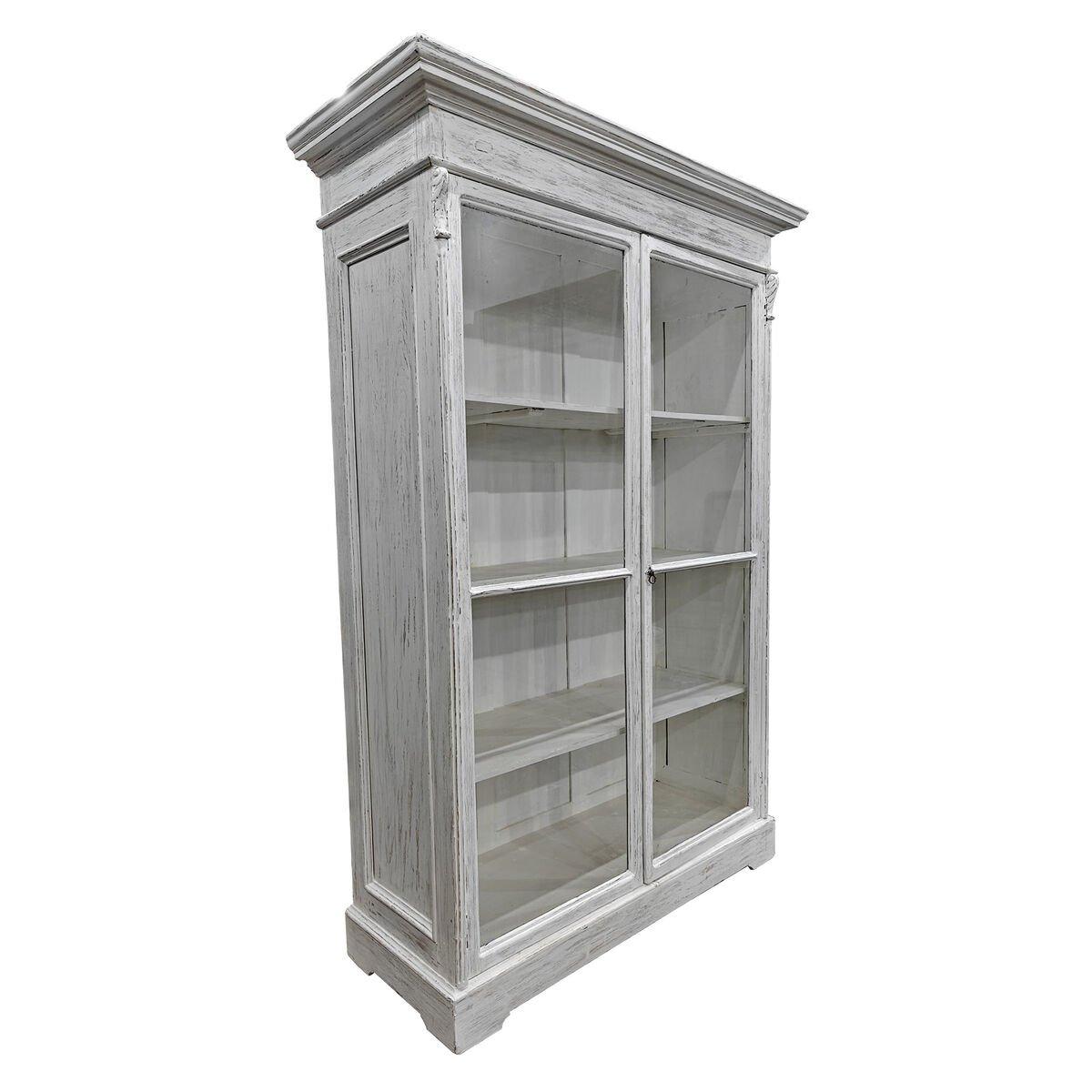 Vitrina Home ESPRIT Blanco Madera de mango