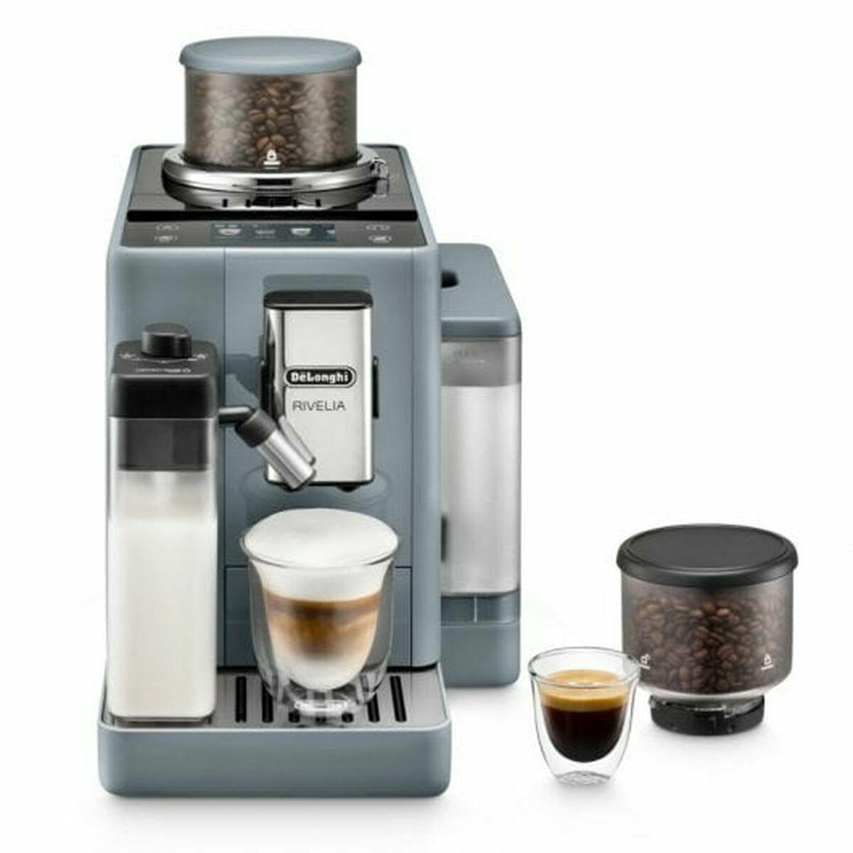 Cafetera Superautomática DeLonghi EXAM 440.55.G Gris 1450 W 19 bar 1,4 L 6 Tazas 250 g
