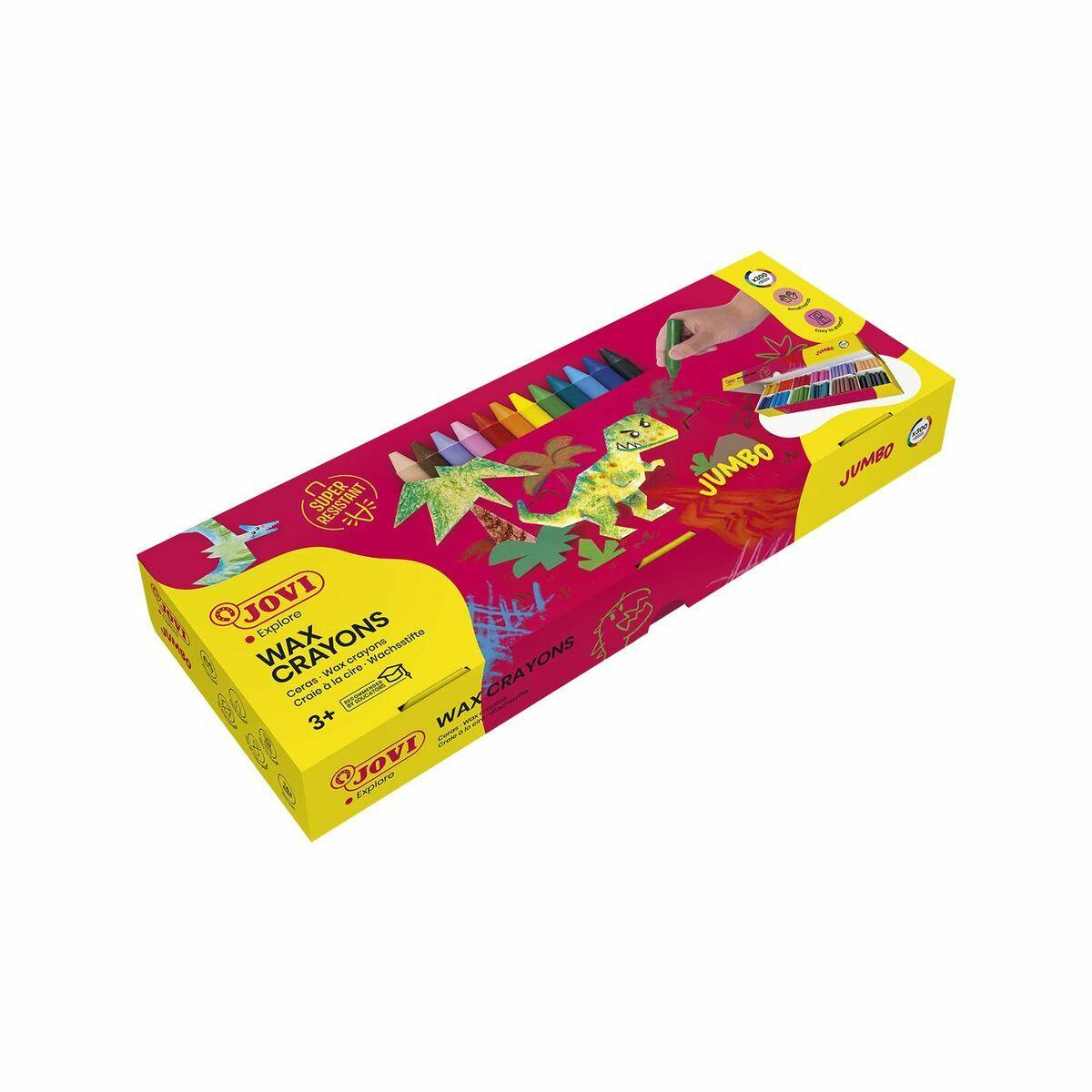 Ceras de colores Jovi 989 Amarillo 25 Piezas