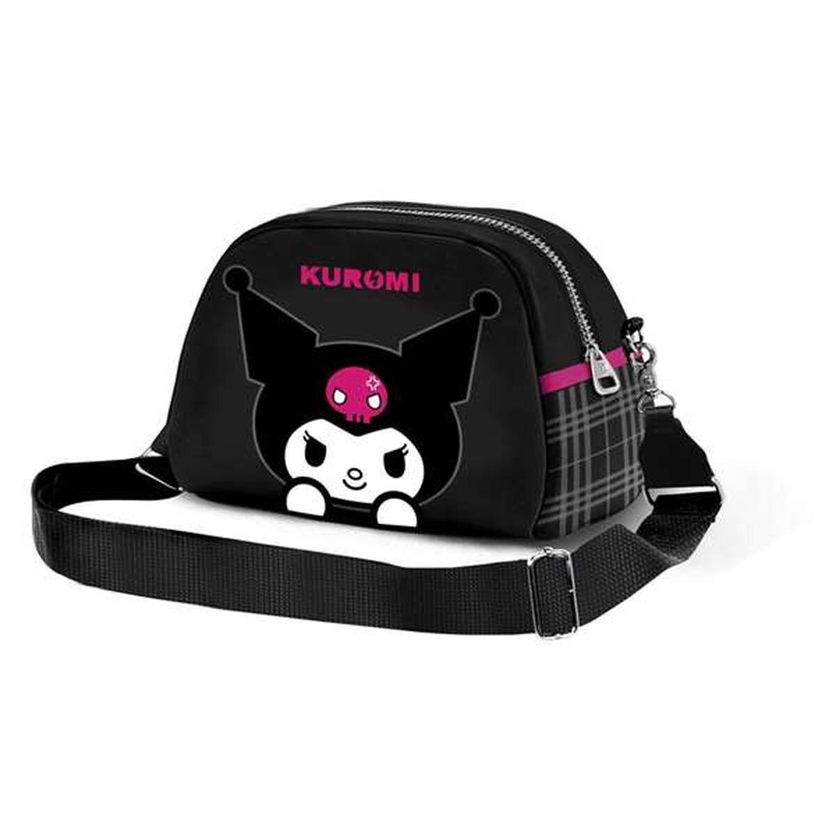 Bolso Bandolera Kuromi Negro 14 x 23 x 9 cm