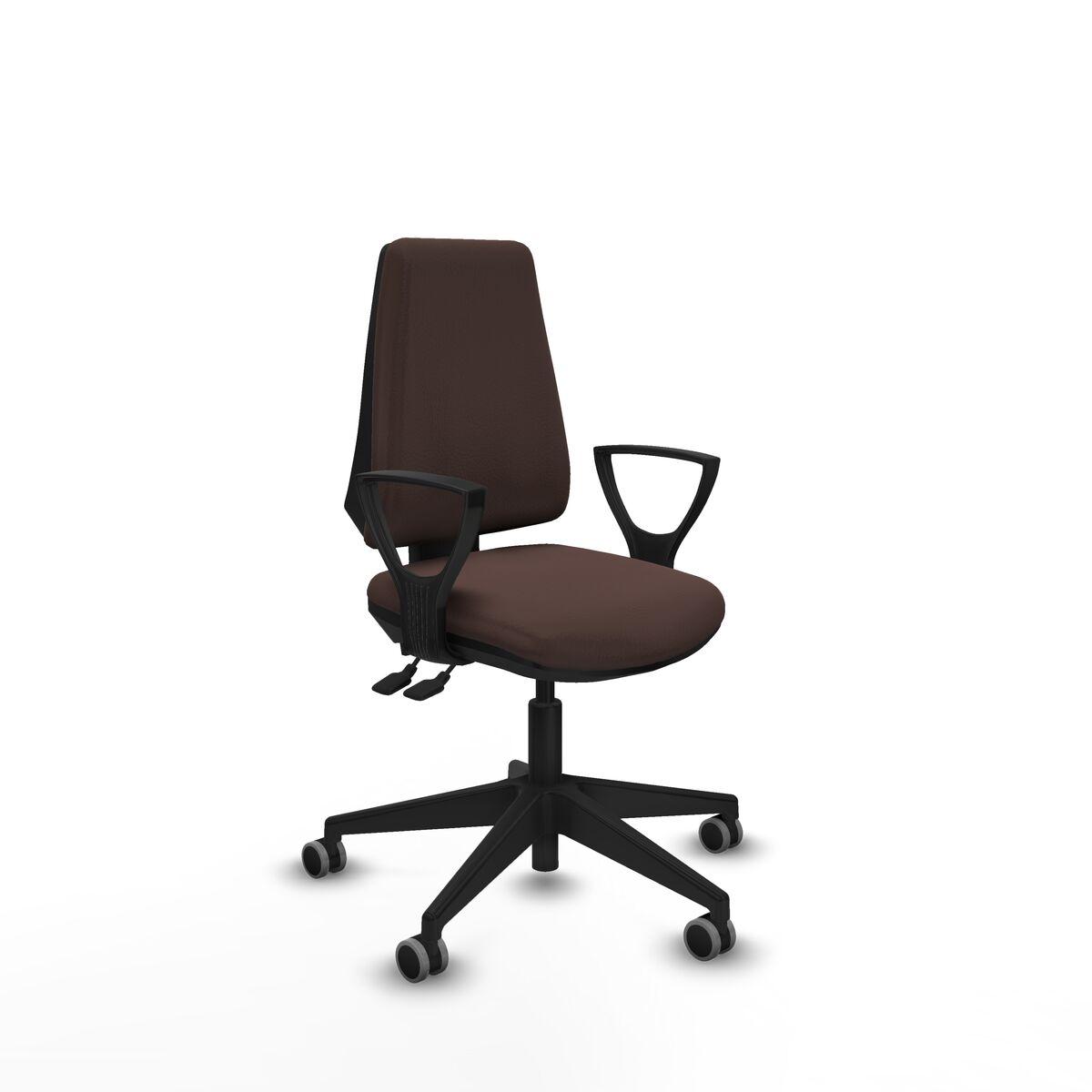 Silla de Oficina Elche AS Piqueras y Crespo BFN066G Marrón oscuro