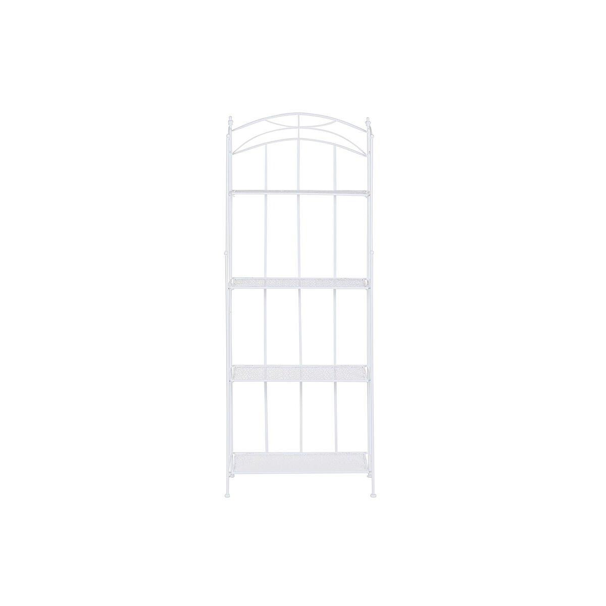 Estantería Home ESPRIT Blanco Hierro 4 Estantes 58 X 28 X 160 CM