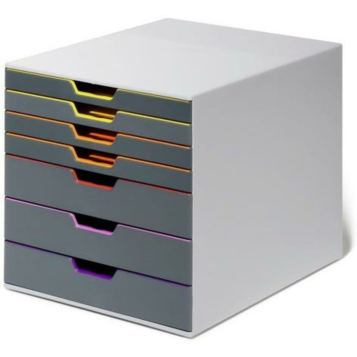 Archivador Modular Durable Gris Multicolor Folio Plástico 29,2 x 28 x 35,6 cm