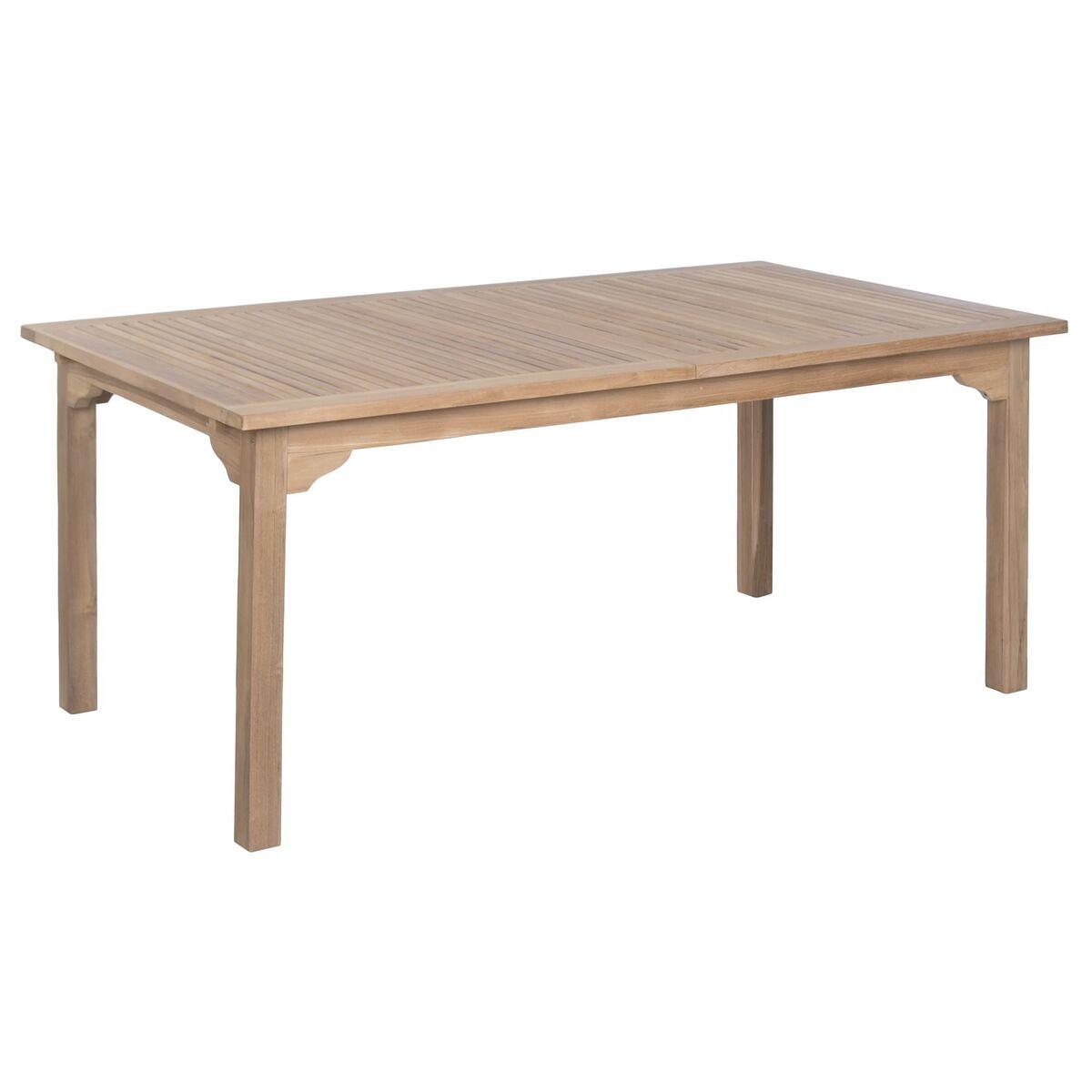 Mesa de Comedor Home ESPRIT Marrón Teca 180 x 100 x 75 cm