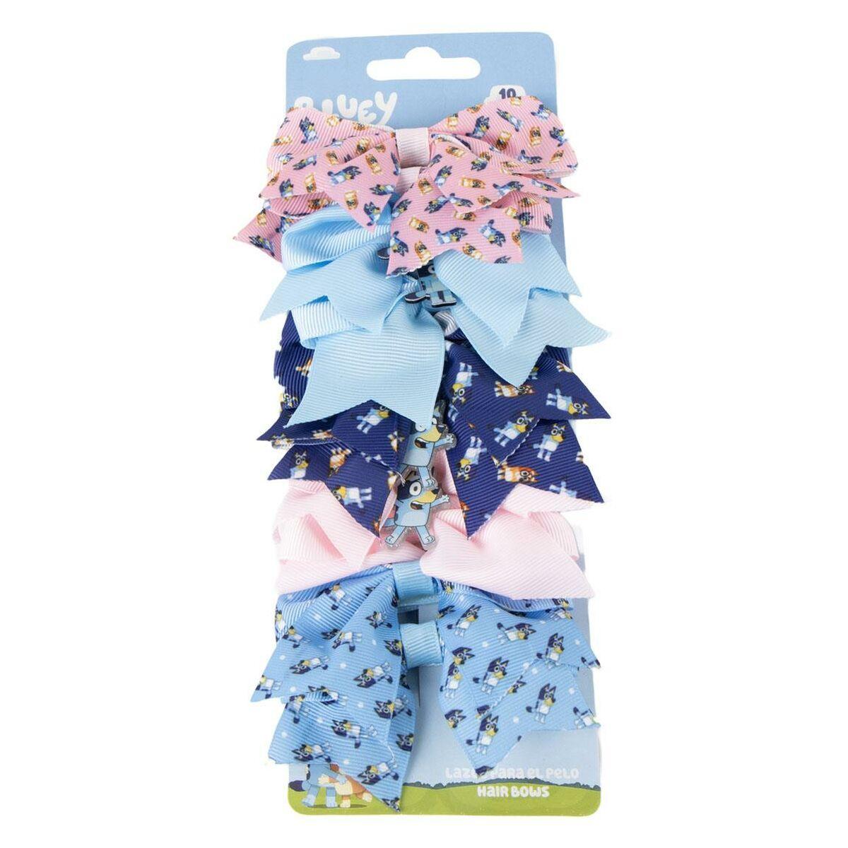 Accesorios para el Pelo Bluey Multicolor 10 Piezas