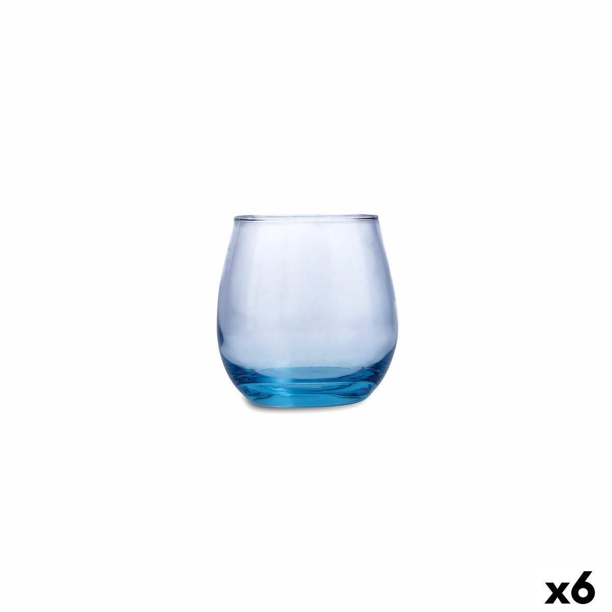 Vaso Luminarc Maine Azul Vidrio 320 ml (6 Unidades)