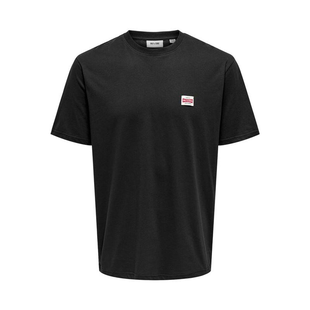 Camiseta de Manga Corta Hombre Only & Sons Onsdawson Reg Ss Tee Vd Negro