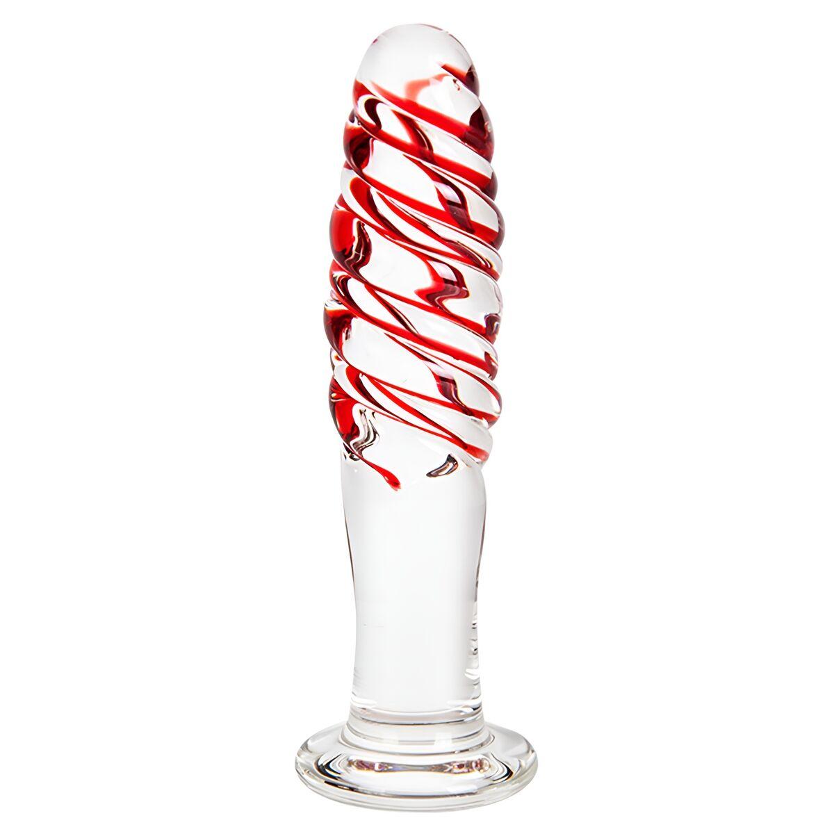 Plug Anal S Pleasures Rojo Transparente (14 cm) (14,6 cm)