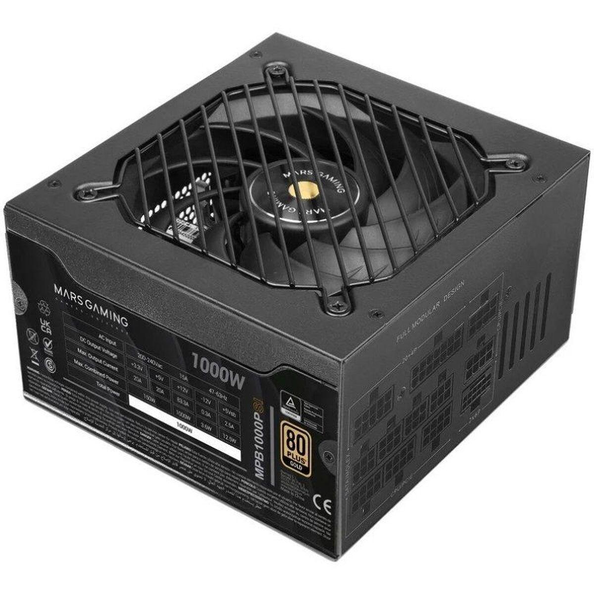Fuente de Alimentación Mars Gaming TACMARS-MPB1000PSI 1000 W 80 Plus Gold