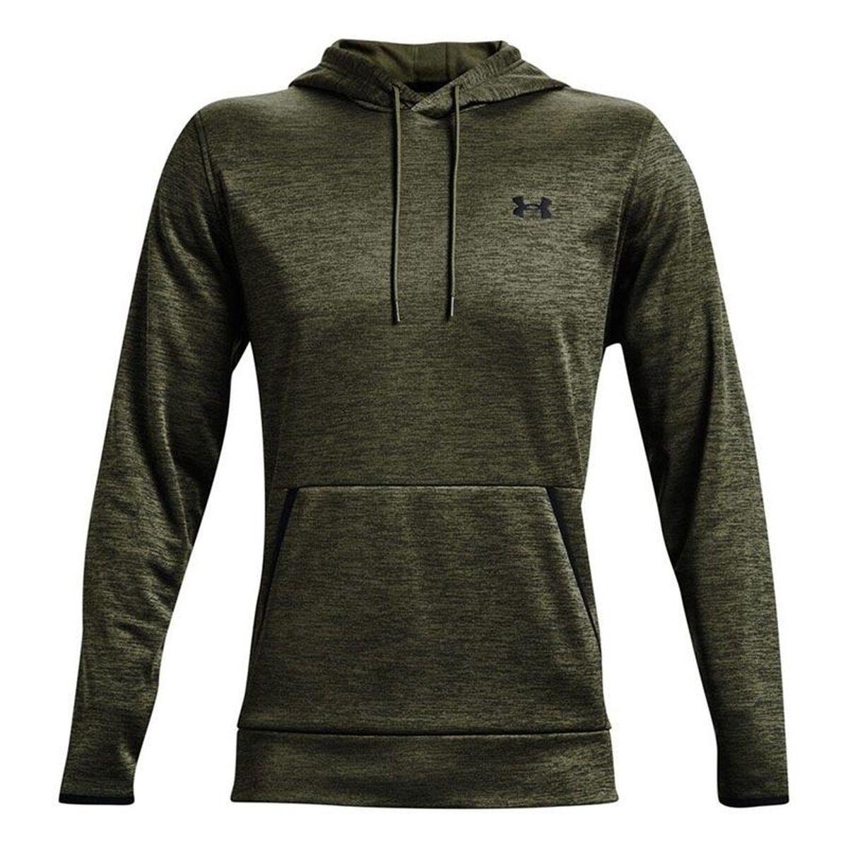 Sudadera con Capucha Hombre Under Armour Fleece Twist Verde oscuro