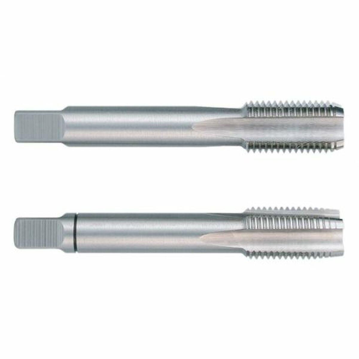 Juego de Machos para roscar a mano RUKO 10 mm Acero de alta velocidad (HSS) DIN 2181 2 Unidades 2 Piezas