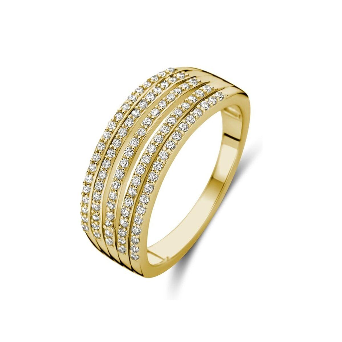 Anillo Mujer New Bling 9NB-1431-50 Dorado 10