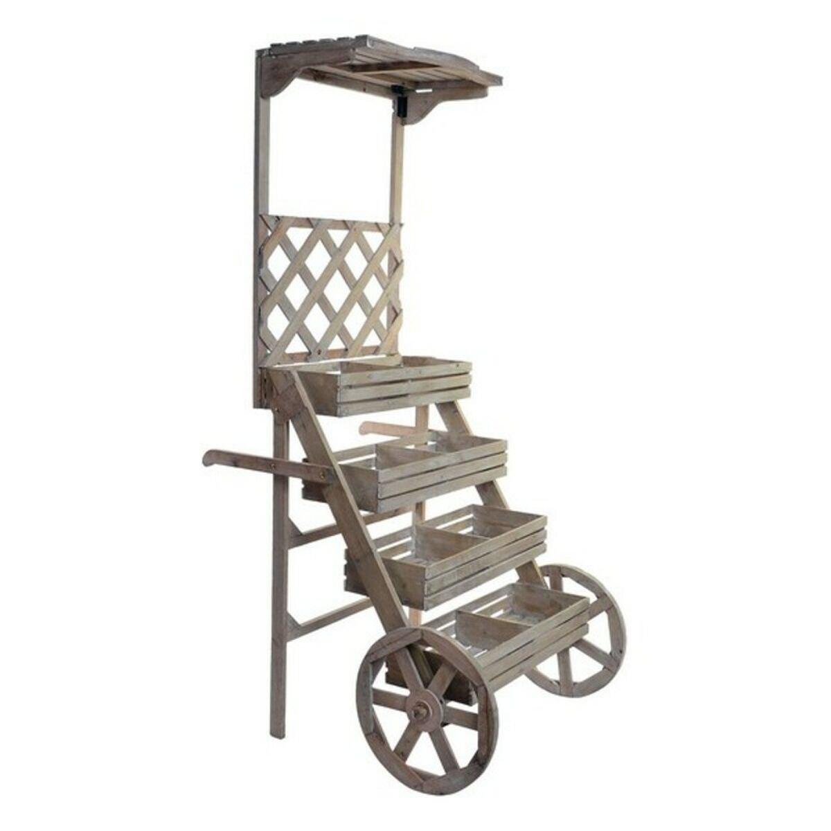 Carro Multiusos DKD Home Decor Garden Shop Marrón 96 x 64 x 180 cm