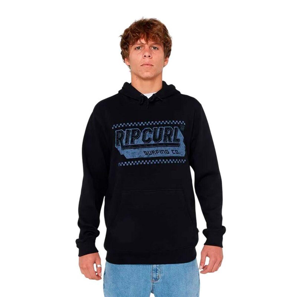 Sudadera con Capucha Hombre Rip Curl Down The Line Hood Negro