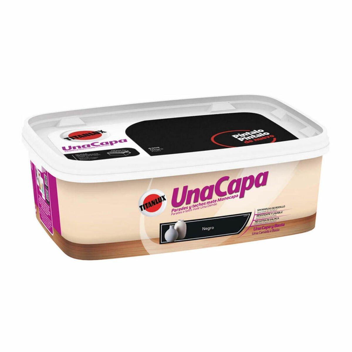 Pintura plástica Titanlux Negro 2,5 L
