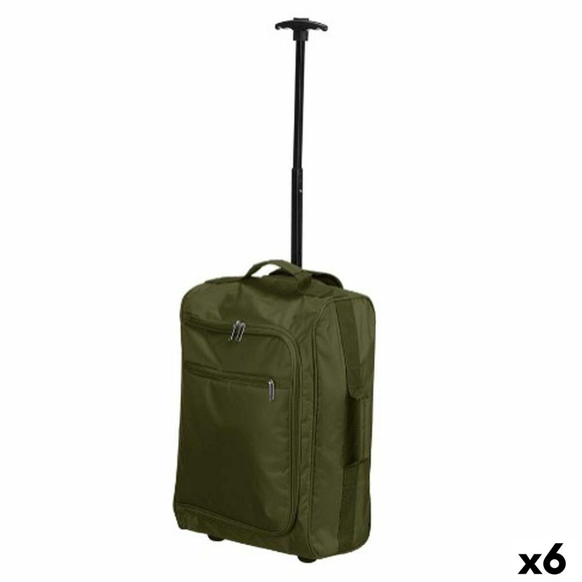 Mochila Portaherramientas Negro Verde Poliéster Metal Plástico 31,5 l 35 x 18 x 51 cm (6 Unidades)