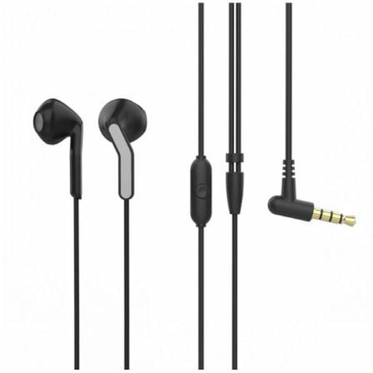 muvit for change auriculares estéreo E56 3.5mm negro