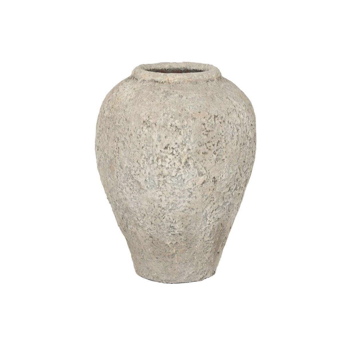Jarrón Home ESPRIT Gris Terracota 40 x 40 x 55 cm