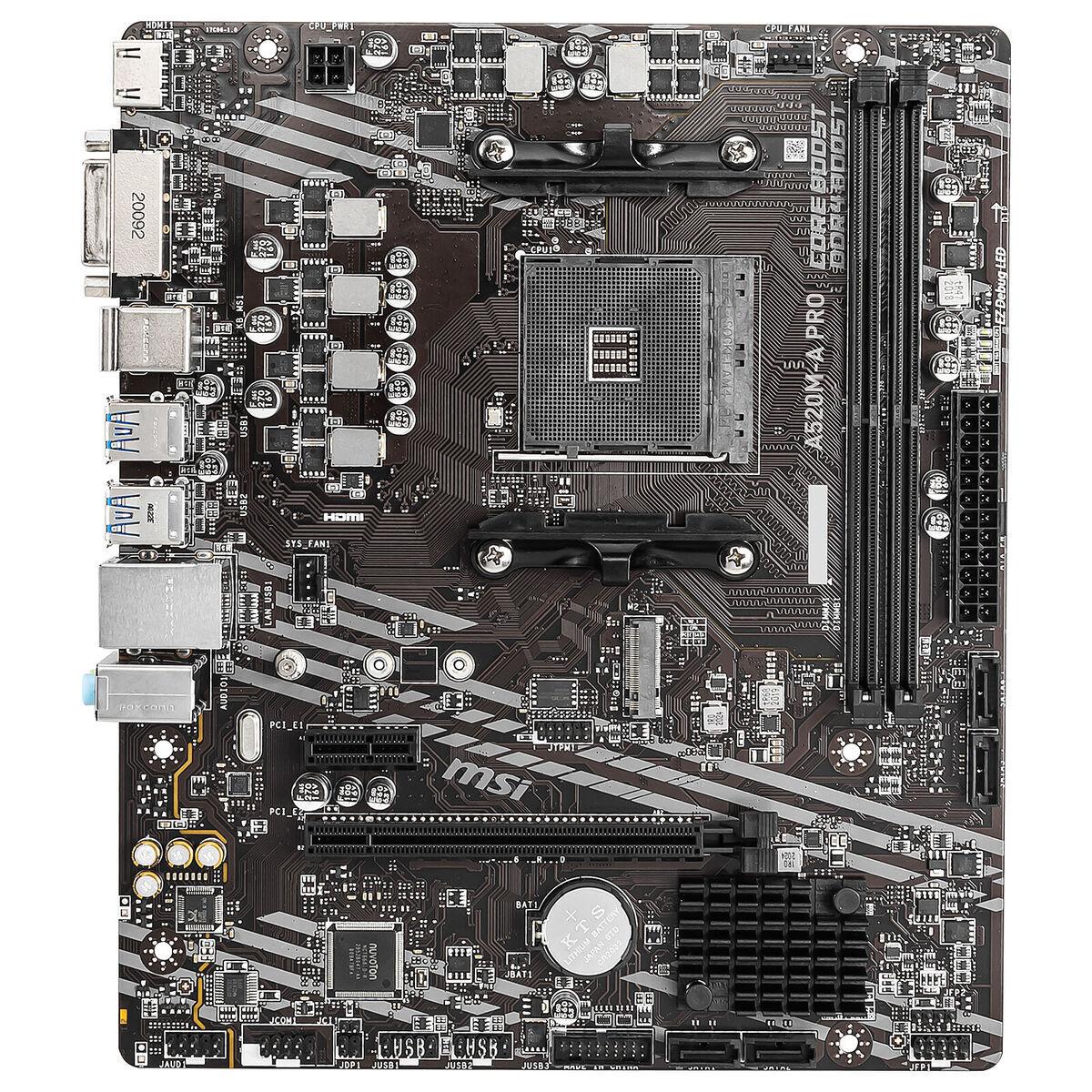 Placa Base MSI A520M-A PRO AMD A520 AMD AMD AM4