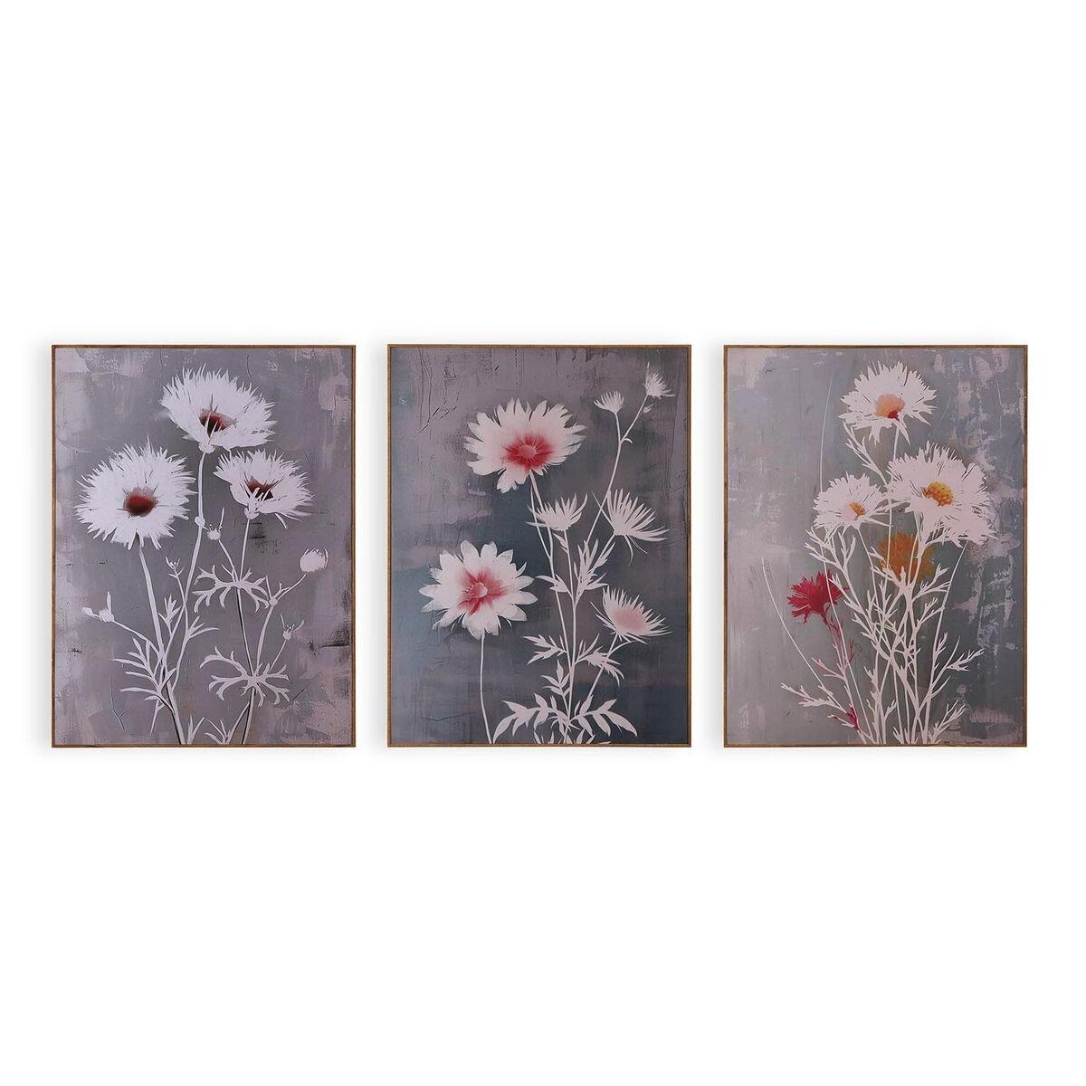 Cuadro Versa Lienzo 2,5 x 60 x 40 cm Flores