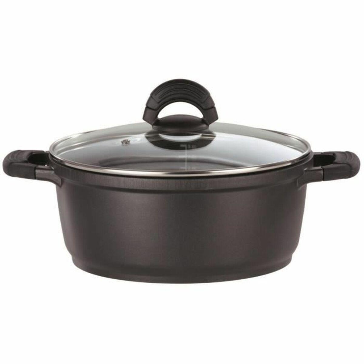 Cacerola GSW 30 x 16 x 33 cm Negro Ø 28 cm