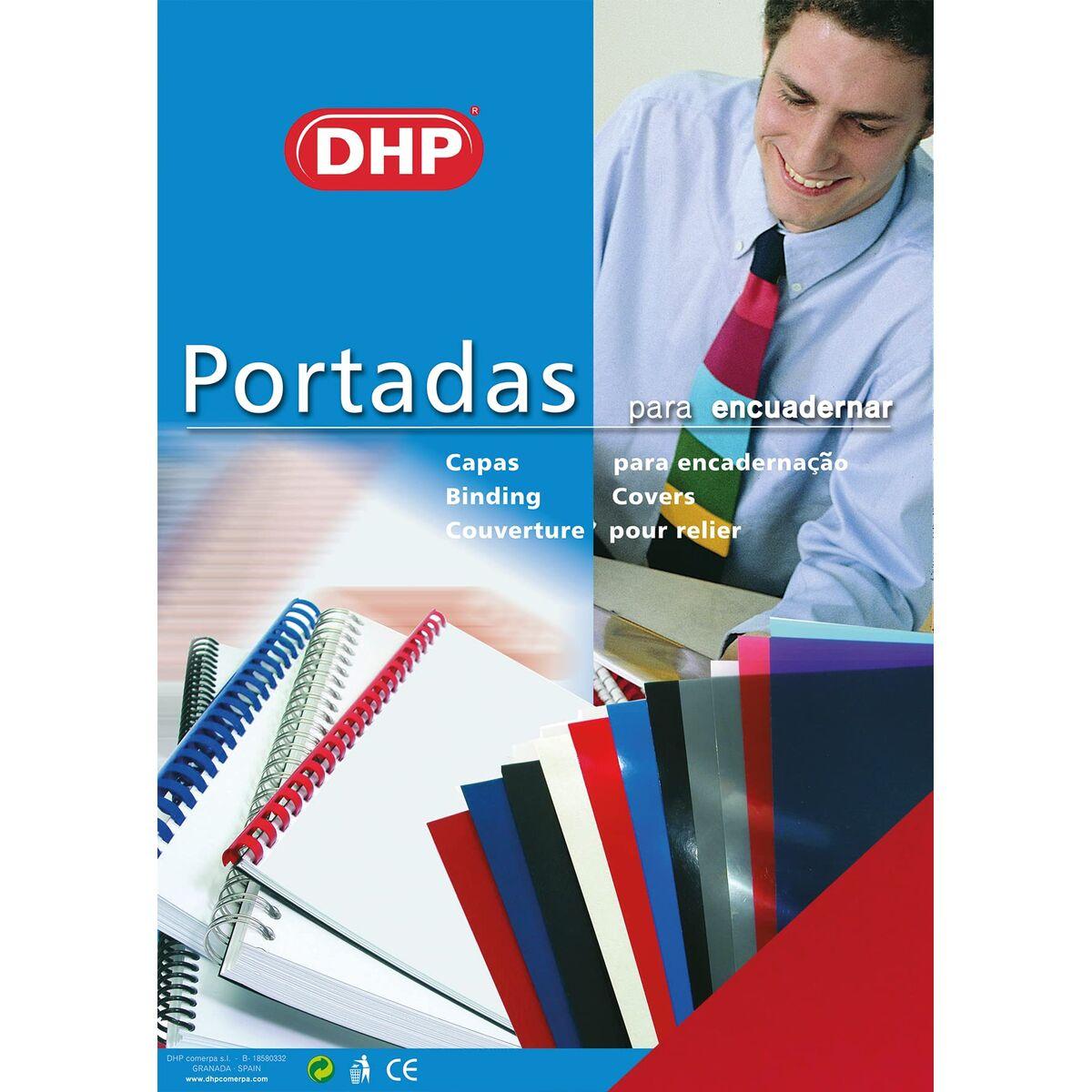 Portadas de encuadernación DHP Rojo A4 Polipropileno 100 Piezas