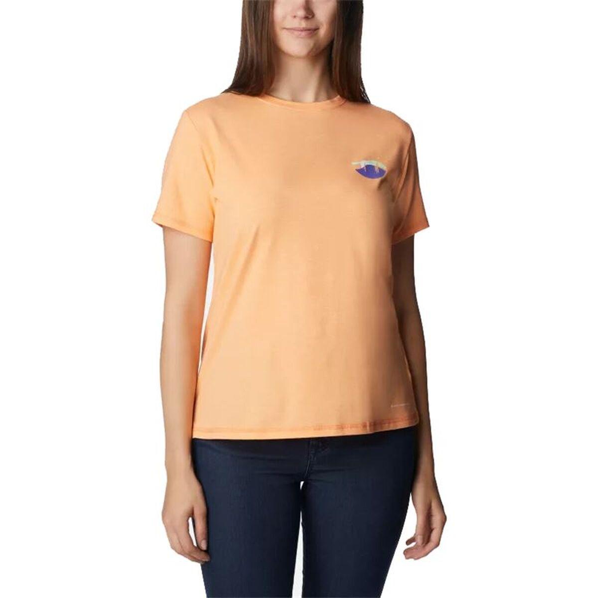 Camiseta de Manga Corta Mujer Columbia 1998133812 Salmón (XS)