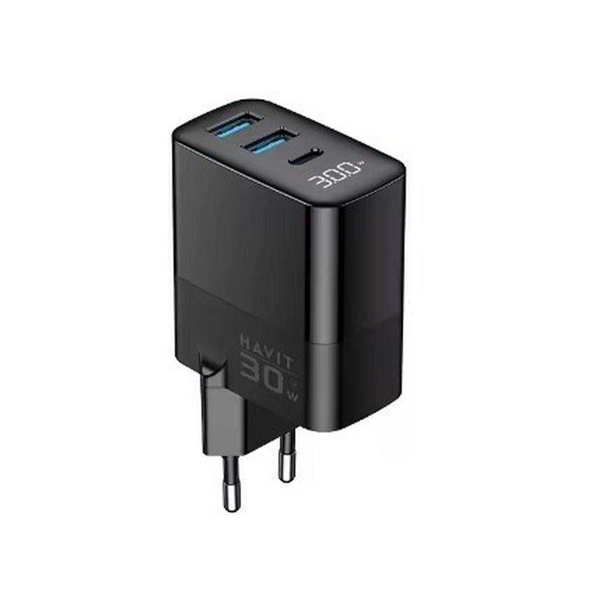 Cargador de Pared Havit UCLE001 EU Negro 30 W
