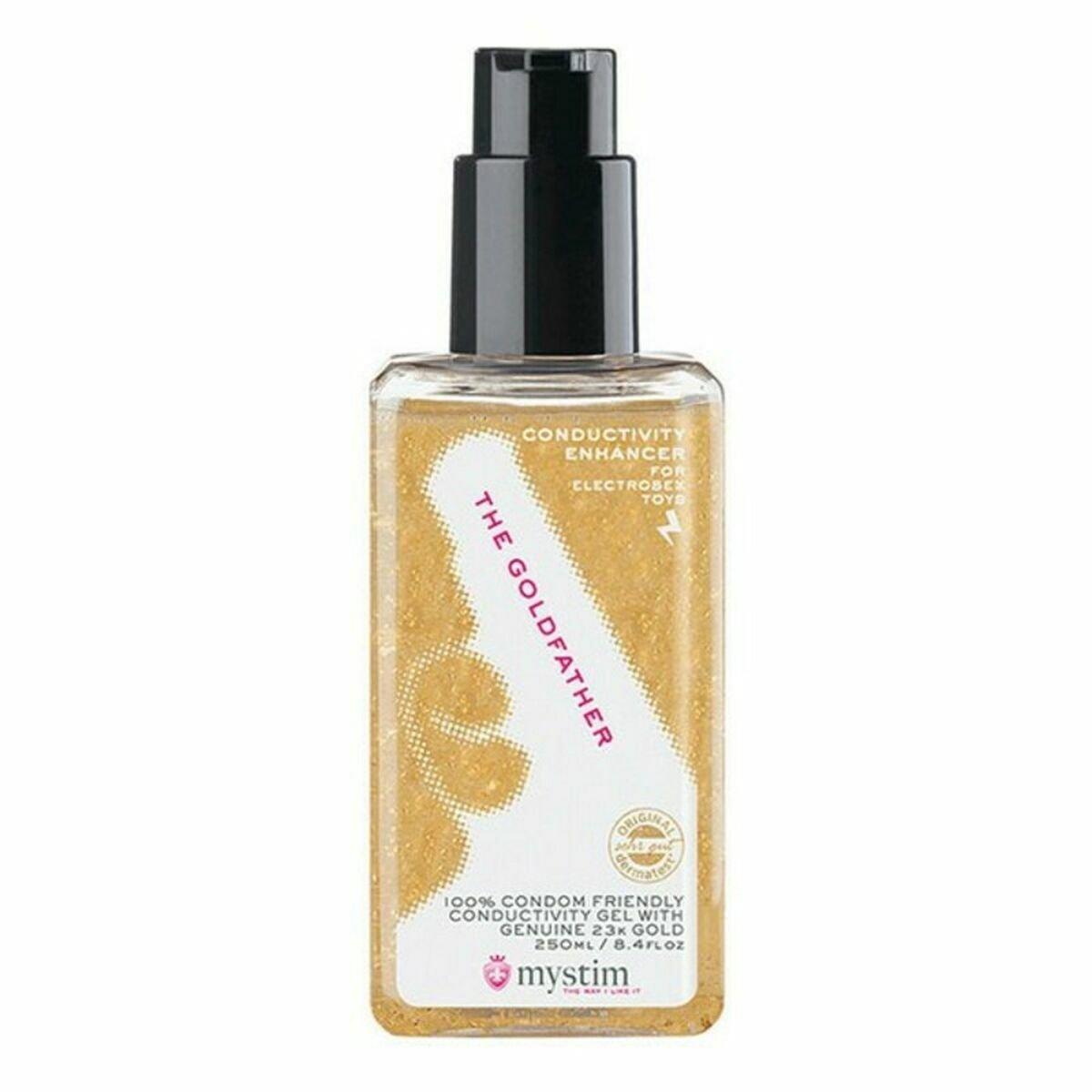 Lubricante Con Base de Agua Mystim The Goldfather Conductive 250 ml