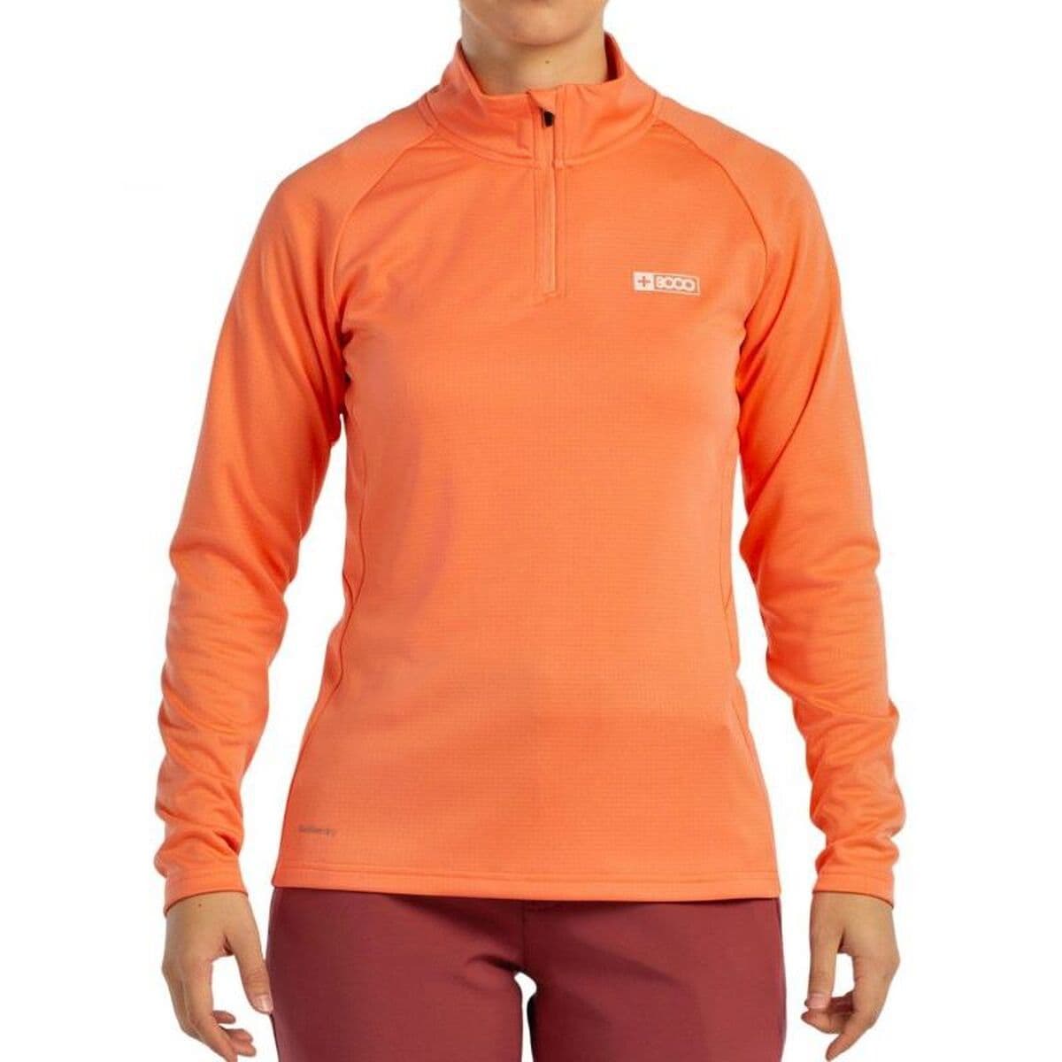 Camiseta de Manga Larga de Mujer +8000 Lua Naranja