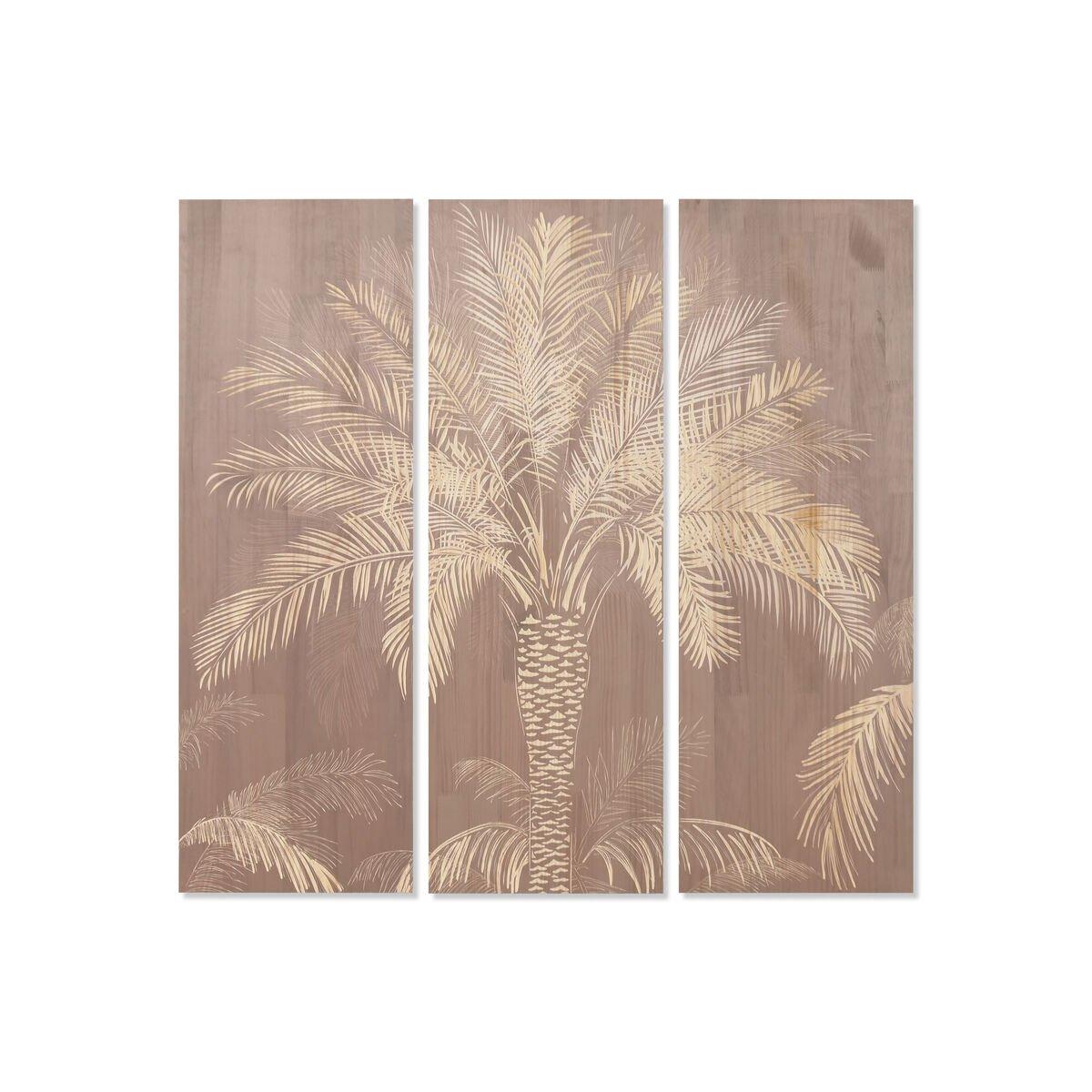 Cuadro Home ESPRIT Pino 40 X 3,6 X 120 CM (3 Piezas)