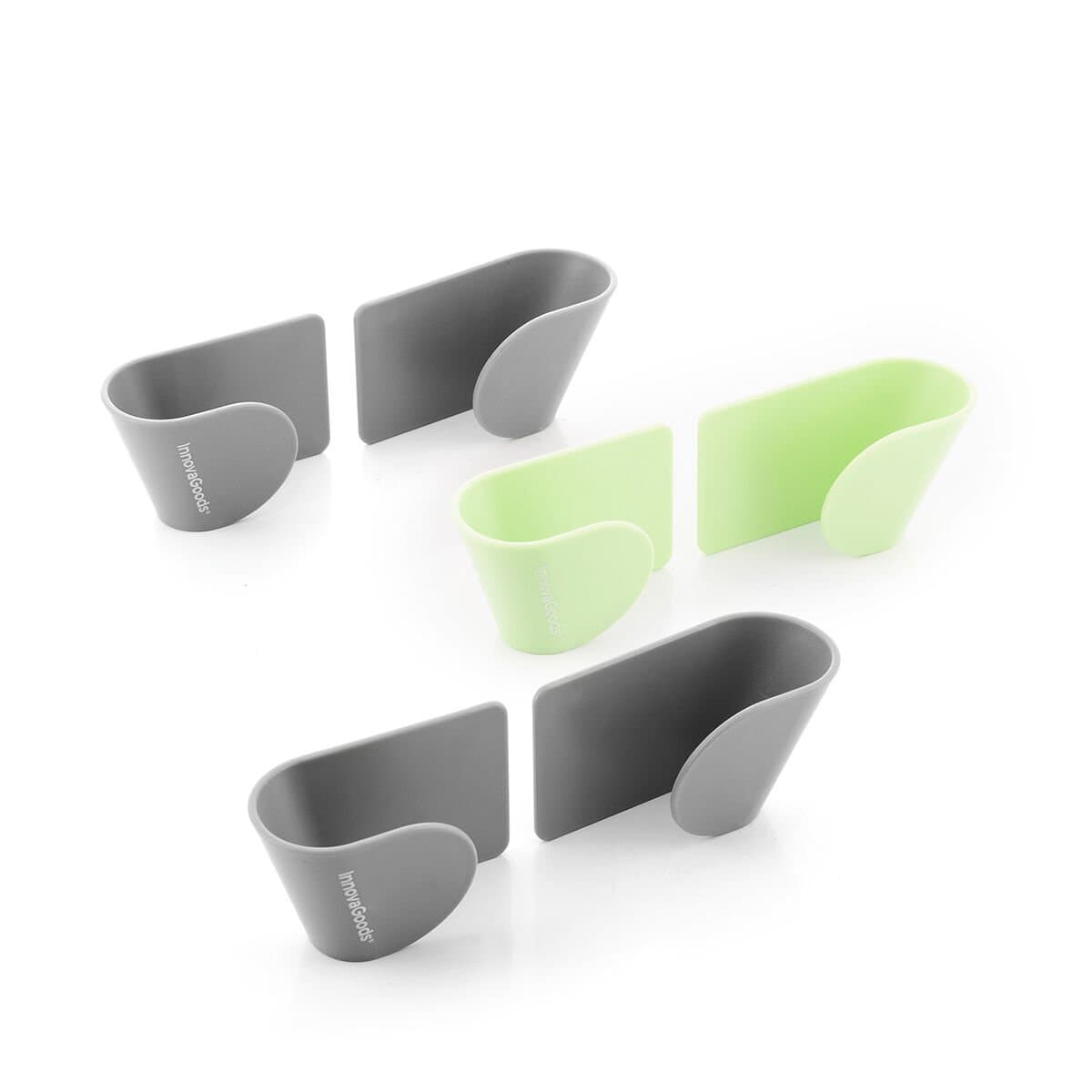 Set de 3 Soportes Adhesivos para Tapas de Cocina Smarack InnovaGoods Modelo Smarack Gris (Reacondicionado B)