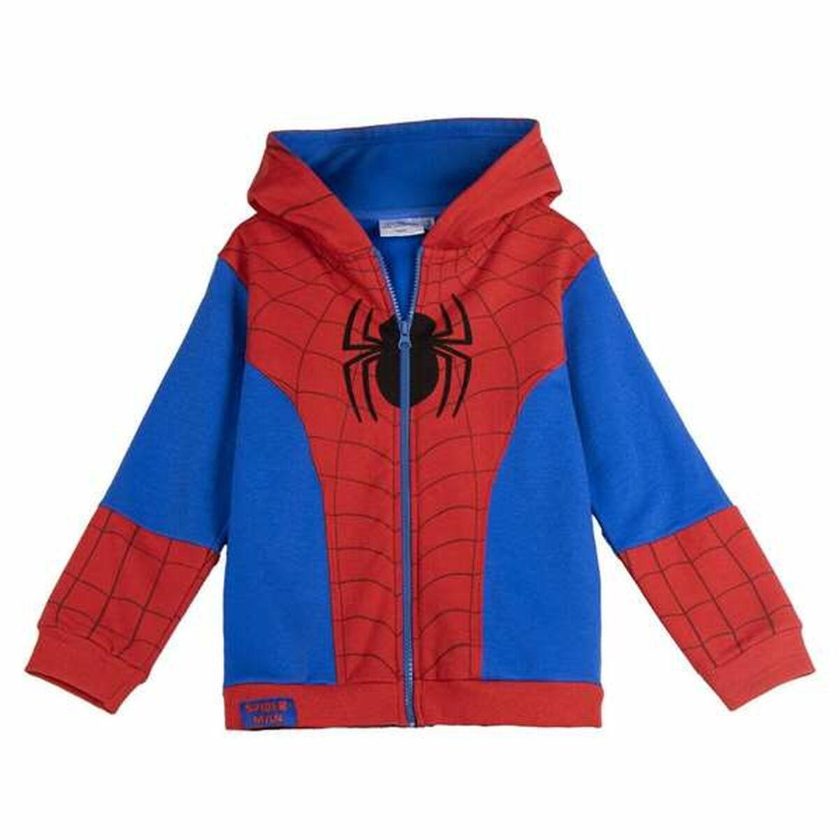 Sudadera con Capucha Niño Spider-Man Rojo