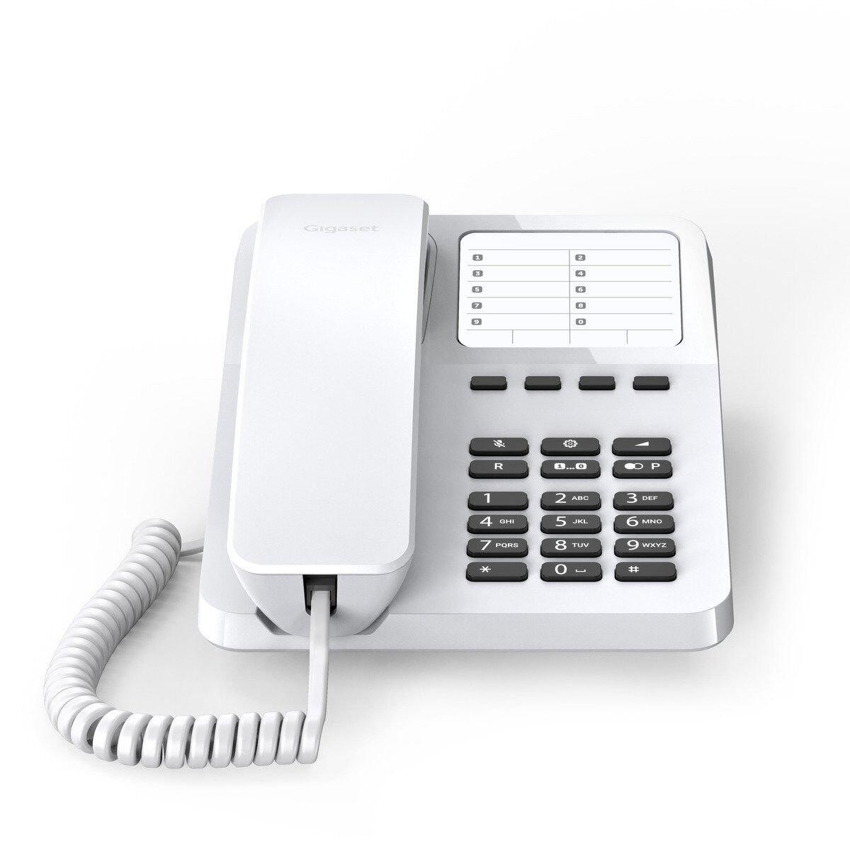 Teléfono Fijo Gigaset DESK 400 Blanco