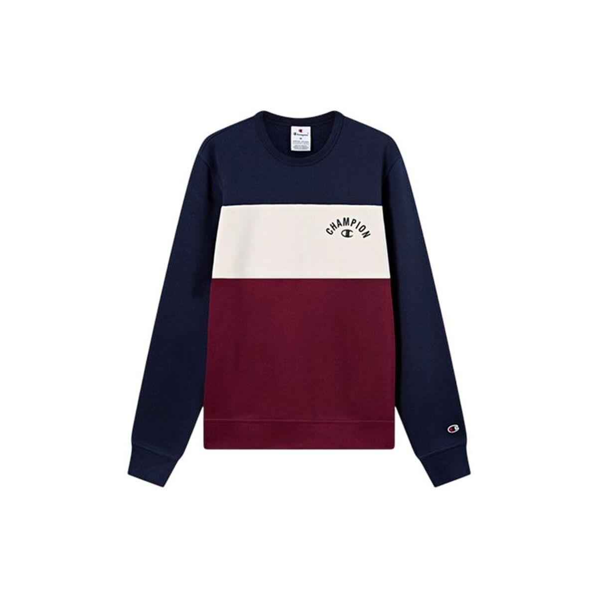 Sudadera sin Capucha Hombre Champion Icons Plus Azul marino