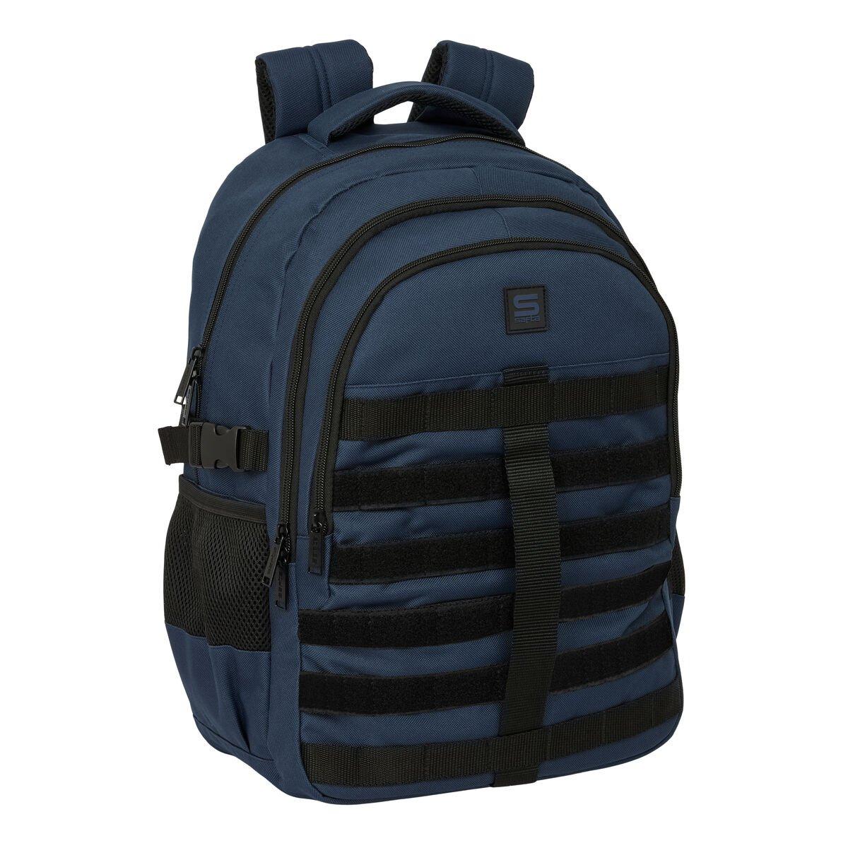 Mochila Escolar Safta Azul