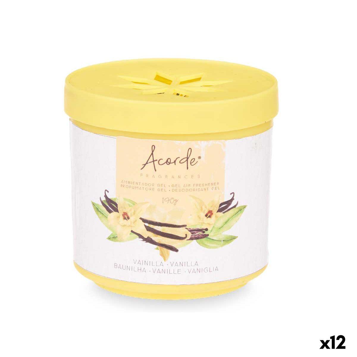 Ambientador Acorde Vainilla 190 g (12 Unidades)