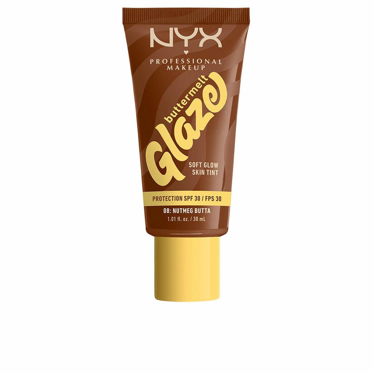 Protector Solar Facial NYX BUTTERMELT GLAZE Nº 08-Nutmeg Butta Spf 30 30 ml
