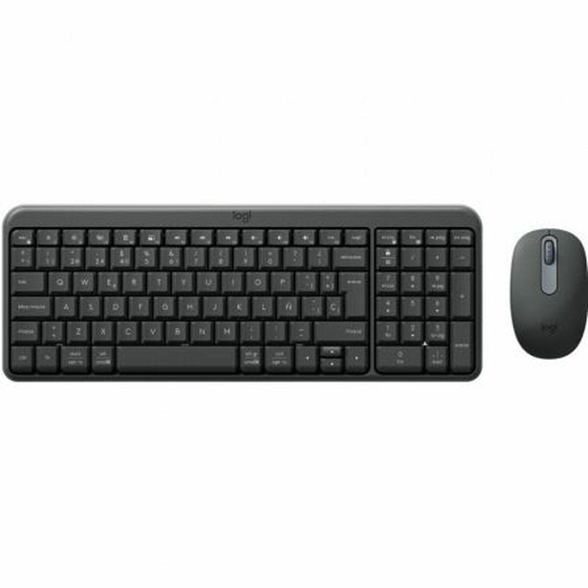 Teclado y Ratón Logitech 920-013543 Grafito QWERTY