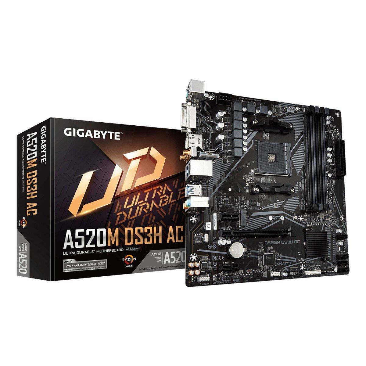 Placa Base Gigabyte A520M DS3H AC AMD A520 AMD AM4