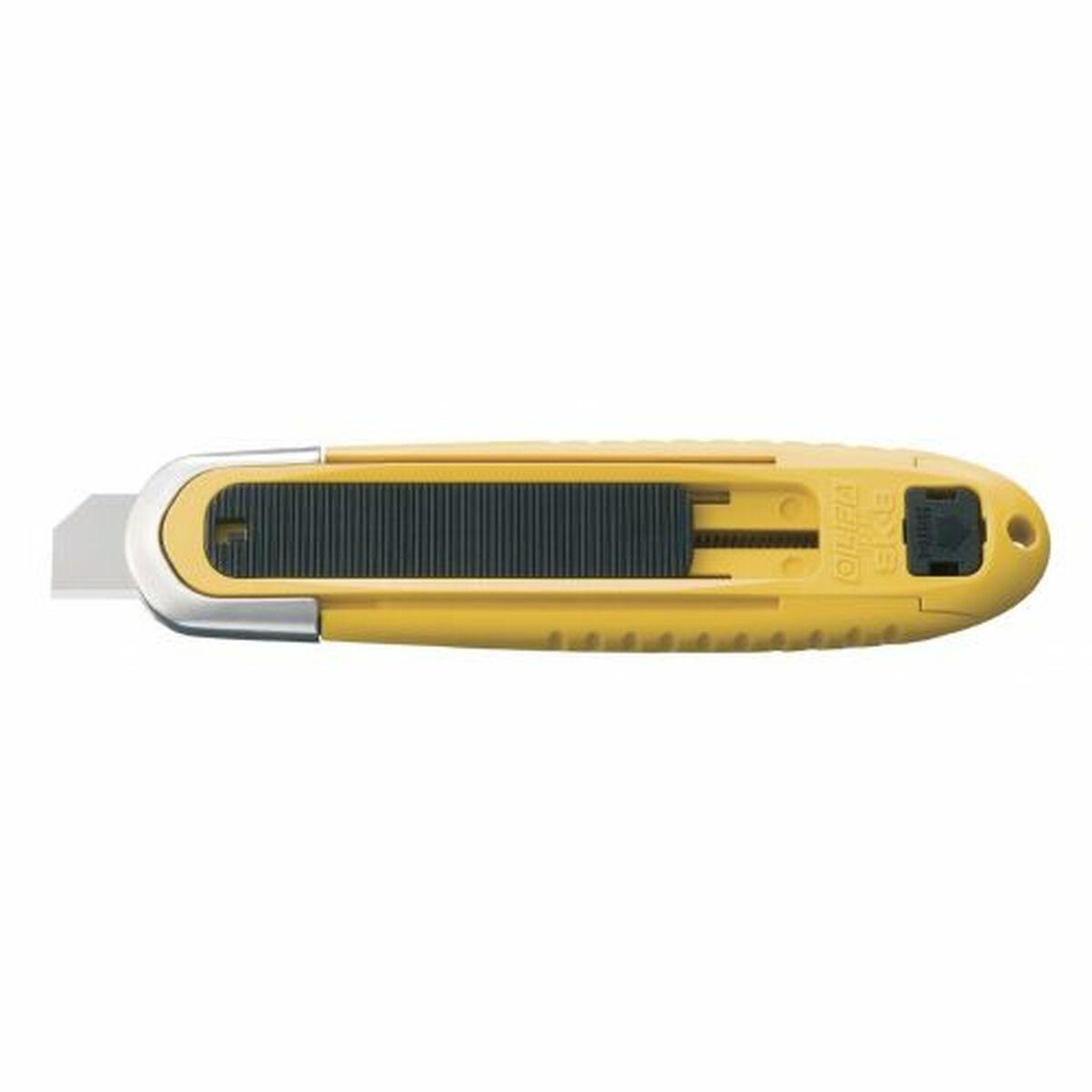 Cúter Olfa 18 x 0,4 mm Negro Plateado Plástico Aluminio fundido 18 mm De seguridad