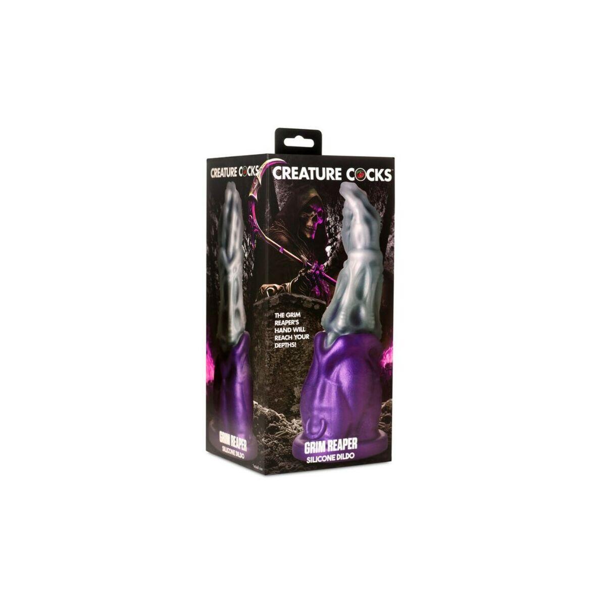 Dildo XR Violeta Plateado Ø 4,3 cm Ø 7,4 cm