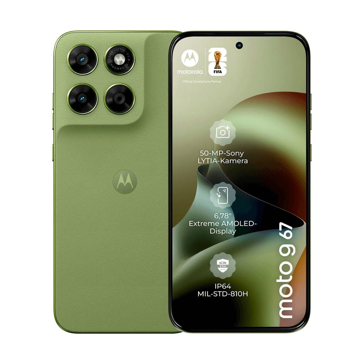 Smartphone Motorola Moto G67 5G 6,78" Octa Core mediatek dimensity 6300 4 GB RAM 128 GB Verde