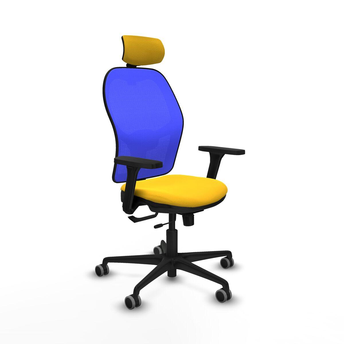 Silla de Oficina con Cabecero Jorquera Piqueras y Crespo 3D036G2 Amarillo