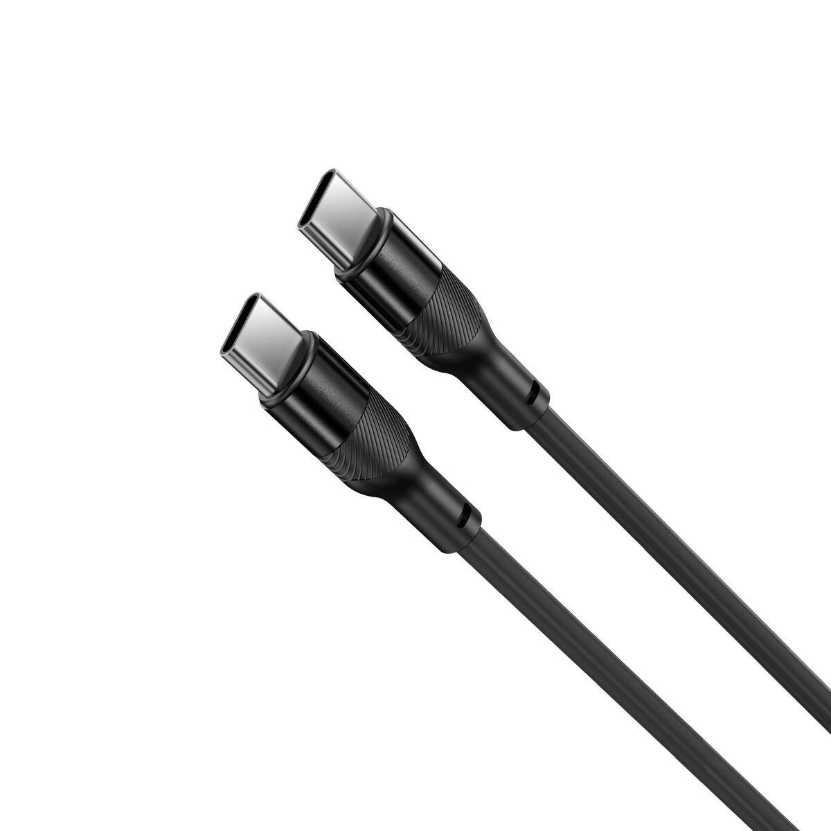 Cable USB KSIX Negro 1 m